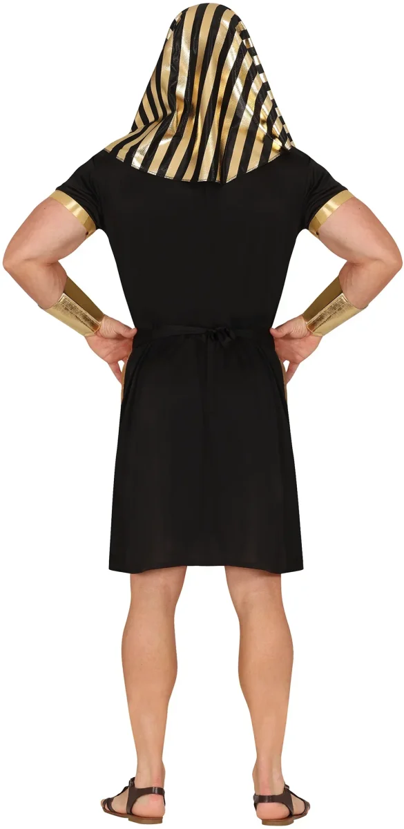 Disfraz de Faraón Tutankamón Negro para Hombre - Imagen 2
