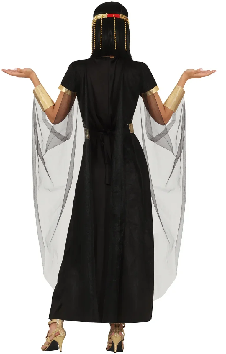 Disfraz de Faraona Nerfertiti Negro para Mujer - Imagen 2