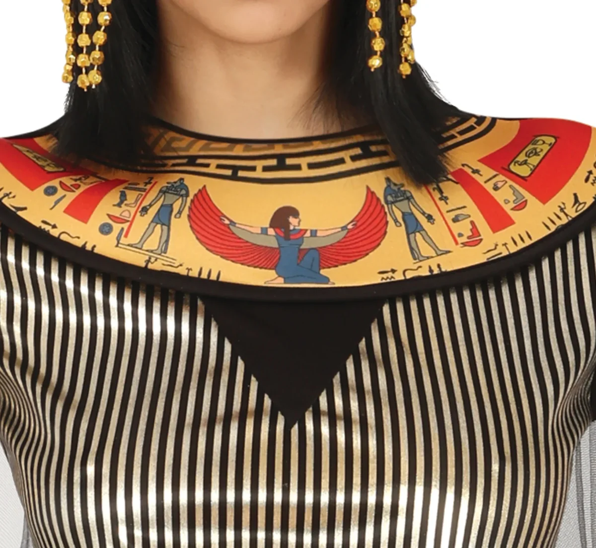 Disfraz de Faraona Nerfertiti Negro para Mujer - Imagen 3