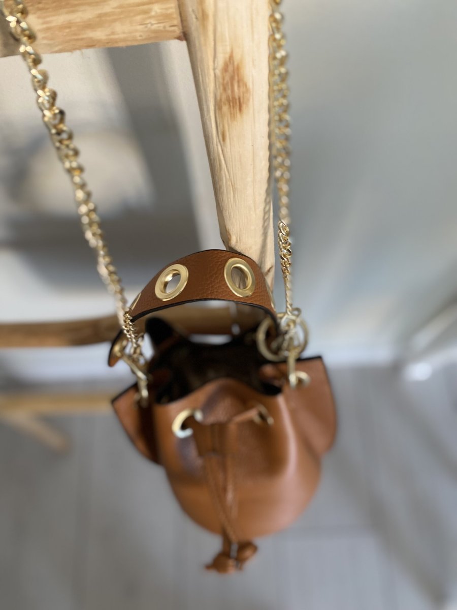 BOLSO PIEL MODELO HELENA CAMEL - Imagen 3
